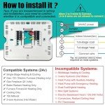 Suuwer Non-Programmable Thermostat for Single-Stage Systems