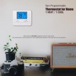 Suuwer Non-Programmable Thermostat for Single-Stage Systems
