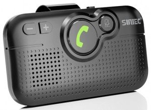SUNITEC Wireless Bluetooth Car Speaker with Visor Clip