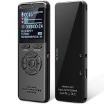 64GB Voice Recorder with USB-C and Color Screen
