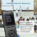 64GB Voice Recorder with USB-C and Color Screen