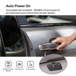 SUNITEC Wireless Bluetooth Car Speaker with Visor Clip