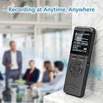 64GB Voice Recorder with USB-C and Color Screen