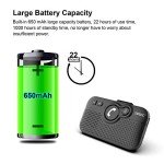 SUNITEC Wireless Bluetooth Car Speaker with Visor Clip