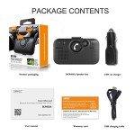 SUNITEC Wireless Bluetooth Car Speaker with Visor Clip