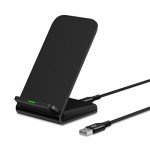 Samsung Wireless Charger, 15W Fast Charging Stand for Samsung Galaxy S24 Ultra S24+ S24 S23 FE S22 S21 S20 S10, Android Phone Wireless Charger Stand for Pixel 9 Pro XL Fold 8a 7 Pro, iPhone 16 15 14