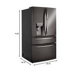 LG 30 Cu. Ft. Smart Wi-Fi Refrigerator with Ice Maker