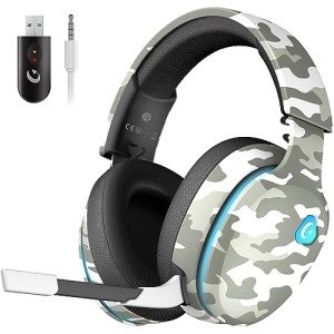 Gtheos 2.4GHz Wireless Gaming Headset - Camo