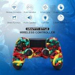 MOOGOLE Wireless PS4 Controller with USB C Cable