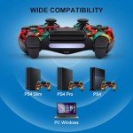 MOOGOLE Wireless PS4 Controller with USB C Cable