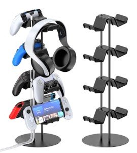 Kytok 4-Tier Controller Stand with Cable Organizer