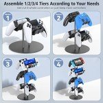 Kytok 4-Tier Controller Stand with Cable Organizer