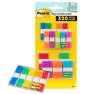 Post-it Flags Combo Pack with Assorted Colors