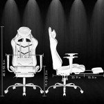 Ergonomic Gaming Chair with Footrest and Lumbar Support