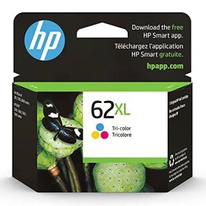 HP 62XL High-Yield Tri-Color Ink Cartridge