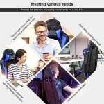 GTRACING Bluetooth Gaming Chair with Speakers - Blue