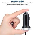 Fast USB C Car Charger with 3ft Cable