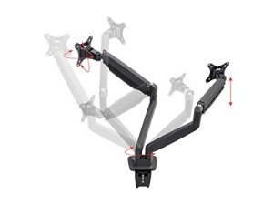 Monoprice Dual Monitor Gas Spring Desk Mount