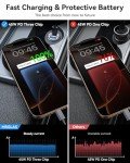 90W Dual Port USB C Car Charger Adapter