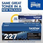 Brother TN227 High Yield Black Toner Cartridge