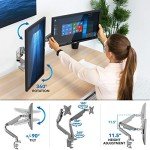 Dual Monitor Arm Stand with USB Ports