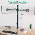 WALI Extra Tall Dual LCD Monitor Desk Mount
