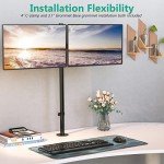 WALI Extra Tall Dual LCD Monitor Desk Mount
