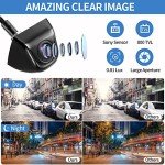 170° HD Waterproof Rear View Camera for Vehicles