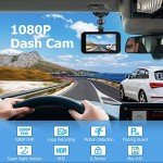 Full HD 1080P Dash Camera with 32G SD Card