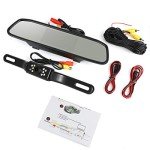 4.3" Backup Camera and Monitor Kit for Cars
