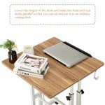 SIDUCAL Portable Height Adjustable Standing Desk with Wheels