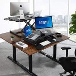FITUEYES Adjustable Standing Desk Converter for Dual Monitors