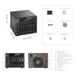 Asustor Lockerstor 6 Gen2 6-Bay NAS Storage