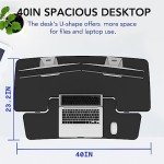 FLEXISPOT 40in Adjustable Standing Desk Converter