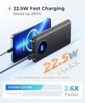 JOYFAR 10000mAh Portable Charger with Built-in Cable