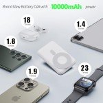 10000mAh Magnetic Wireless Power Bank Charger