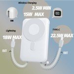 10000mAh Magnetic Wireless Power Bank Charger