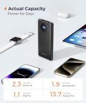 JOYFAR 10000mAh Portable Charger with Built-in Cable