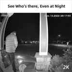 Wireless 2K Battery-Powered Doorbell Camera with Chime