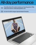 HP Chromebook 14 Laptop, Intel Celeron N4120, 4 GB RAM, 64 GB eMMC, 14" HD Display, Chrome OS, Thin Design, 4K Graphics, Long Battery Life, Ash Gray Keyboard (14a-na0226nr, 2022, Mineral Silver)