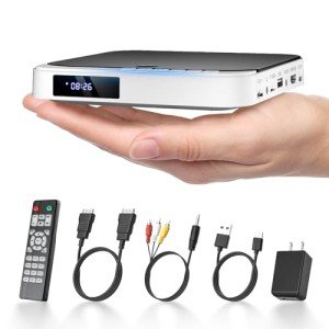 DESOBRY 1080P Mini DVD Player for TV