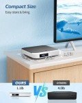 DESOBRY 1080P Mini DVD Player for TV