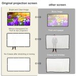 150-Inch 4K Foldable Projector Screen - Outdoor/Indoor