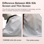 TOWOND 100-Inch HD Projector Screen for Home & Outdoors