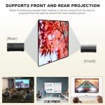 150-Inch 4K Foldable Projector Screen - Outdoor/Indoor