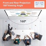 TOWOND 100-Inch HD Projector Screen for Home & Outdoors