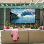 TOWOND 100-Inch HD Projector Screen for Home & Outdoors