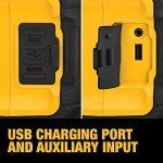 DEWALT 20V MAX Bluetooth Speaker with Phone Holder