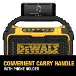 DEWALT 20V MAX Bluetooth Speaker with Phone Holder