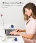 Compact Bluetooth Speaker with 360° Sound and Mic